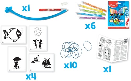 Blowpen Maped Creativ Art String Art complete activiteit-3