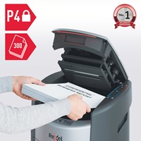 Papiervernietiger Rexel ShredMax AutoFeed+ 300X P4 snippers 4x10mm-6