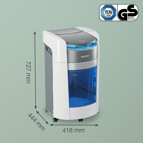 Papiervernietiger Leitz IQ OptiMax Autofeed 300 P4 snippers 4x10mm-3