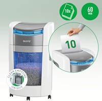 Papiervernietiger Leitz IQ OptiMax Autofeed 300 P4 snippers 4x10mm-3