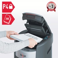 Papiervernietiger Rexel ShredMax AutoFeed+ 200X P4 snippers 4x10mm-6