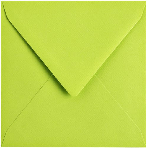 Envelop Papicolor 140x140mm appelgroen pak à 6 stuks-2