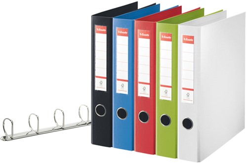 Ringband Esselte Standaard maxi 30% gerecycled D-mechaniek 60mm PP-2