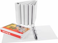 Presentatieringband Esselte Essentials panorama A4 4-rings O-mechaniek 30mm wit-1
