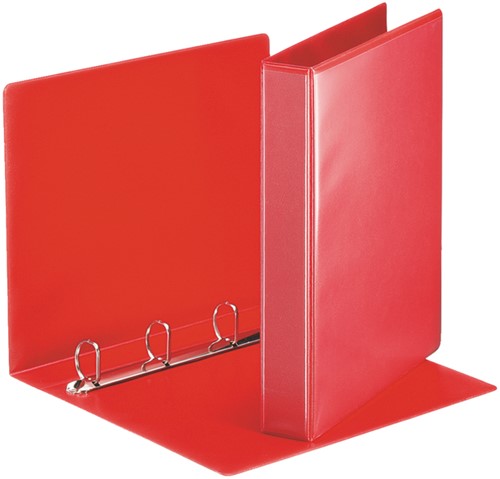 Presentatieringband Esselte Essentials panorama A4 4-rings D-mechaniek 30mm rood
