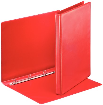 Presentatieringband Esselte Essentials panorama A4 4-rings O-mechaniek 16mm rood