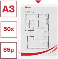 Showtas Esselte PP A3 recht 50 stuks-3