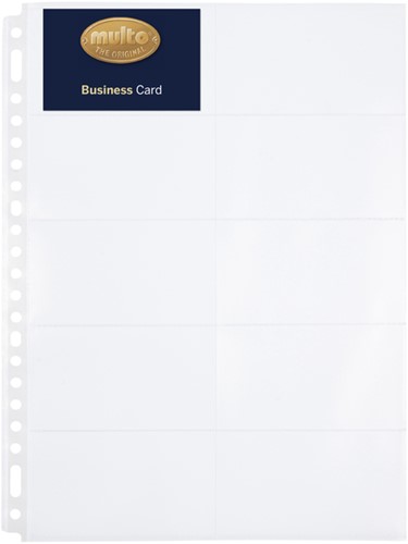 Showtas Multo 23-gaats A4 235x312mm PP voor 10 visitekaartjes 10 stuks-2