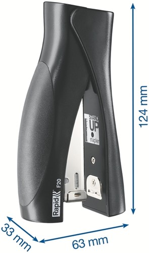 Nietmachine Rapid Fashion Ultimate standUp F20 20 vel zwart-3