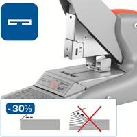 Nietmachine Rapid Supreme duax heavy duty 170 vel zilver/oranje-5
