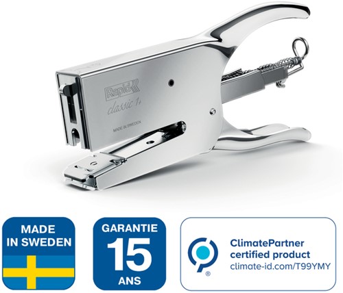 Niettang Rapid Classic K1+ 50 vel chroom blister-2