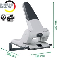 Perforator Leitz Heavy Duty 5180 65 vel zilver-8