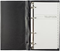 Telefoonalbum Kangaro 215x130mm A-Z 4-rings zwart-2