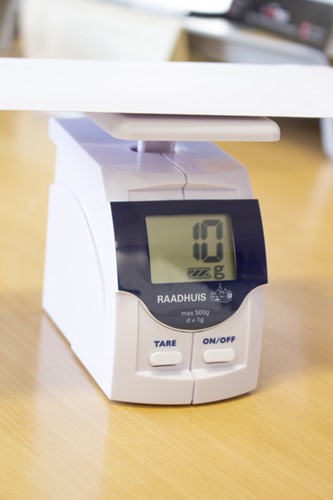 Briefweger Raadhuis tot 500 gram kunststof wit-3
