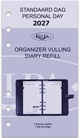 Agendavulling 2027 Kalpa Personal 1dag/1pagina