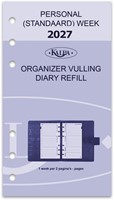 Agendavulling 2027 Kalpa Personal 7dagen/2pagina's