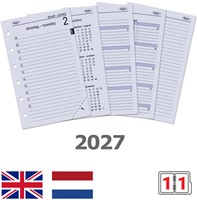 Agendavulling 2027 Kalpa Pocket 1dag/1pagina-2