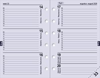 Organizer Kalpa Pocket inclusief agenda 2026-2027 7dagen/2pagina's bloemenzee bruin-4