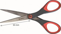 Schaar Scotch 18cm precision rood blister-3