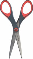 Schaar Scotch 18cm precision rood blister-1