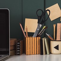 Kantoorschaar Westcott 260mm met kunststof grip rvs-3