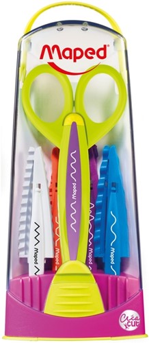 Schaar Maped Crea Cut met 5 verwisselbare motieven display á 8 stuks assorti-3