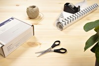 Kantoorschaar Westcott 130mm met kunststof grip rvs-2