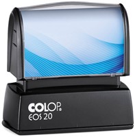 Tekststempel Colop EOS 20 flashtechnologie met stempelplaat
