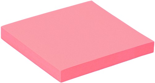 Memoblok Quantore 76x76mm roze 100 vel