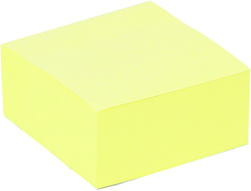 Memoblok Quantore 76x76mm 400 geel 400 vel