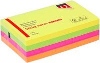 Memoblok Quantore 76x127mm neon assorti 4 kleuren 400 vel-2