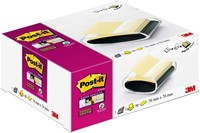 Memoblokdispenser Pro tbv Post-it Z-Notes 76x76mm incl notes transparant zwart-1