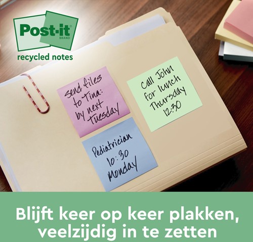 Memoblok Post-it 653-1RPT 38x51mm rainbow pastel 24 stuks-3