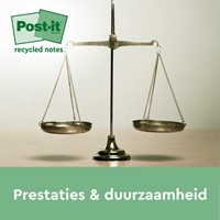 Memoblok Post-it 654-RTP 76x76mm recycled rainbow pastel 16 stuks-3