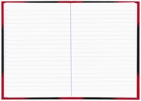 Notitieboek Bantex zwart/rood A5 lijn 70gr 96vel-3
