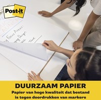 Meeting chart Post-it 566 Super Sticky 50.8x58.4cm wit incl Command bevestigingsstrip 2 stuks-4