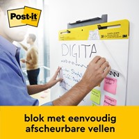 Meeting chart Post-it 566 Super Sticky 50.8x58.4cm wit incl Command bevestigingsstrip 2 stuks-2