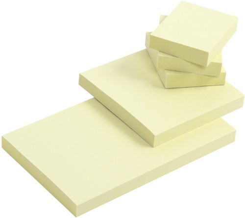 Memoblok Quantore 76x127mm geel 100 vel-2