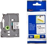Labeltape Brother P-touch TZe-S231 extra sterk klevend 12mm zwart op wit-3