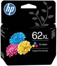 Inktcartridge HP C2P07AE 62XL kleur