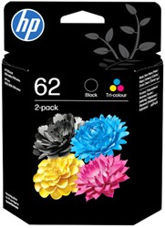 Inktcartridge HP N9J71AE 62  zwart + kleur