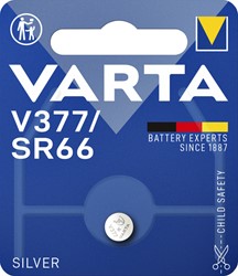 Batterij VARTA knoopcel 1x V377 horloge