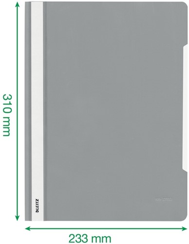 Snelhechter Leitz Standaard A4 gerecycled PP wit-3