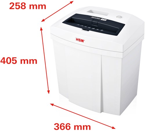 Papiervernietiger HSM Securio C14 stroken 3.9mm-2