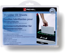 Olie voor papiervernietiger sheet Rexel 20vel