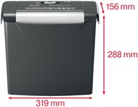 Papiervernietiger Rexel Momentum S206 stroken 6mm-3