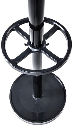 Kapstok MAUL Caligo staand 175cm 32 haken zwart RAL9004-3