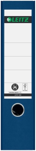 Ordner Leitz 1080 180° 80mm karton A4 blauw