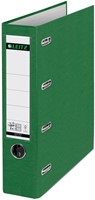 Giro-/bank ordner Leitz A4 met dubbele mechaniek 80mm PP groen-2
