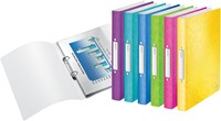 Ringband Leitz WOW A4 2-rings O-mechaniek 25mm PP roze-2